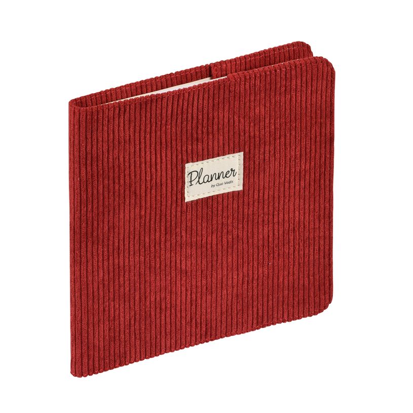 3371010500345-Agenda Colette avec répertoire - 1 semaine sur 2 pages - 16 x 16 cm - rouge - Quo Vadis-P_405148532_1-0