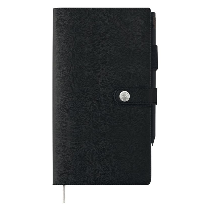 3664447160740-Agenda de poche spiralé Kent - 1 semaine sur 2 pages - 9,5 x 17 cm - noir - Oberthur-P_405149044_1-0