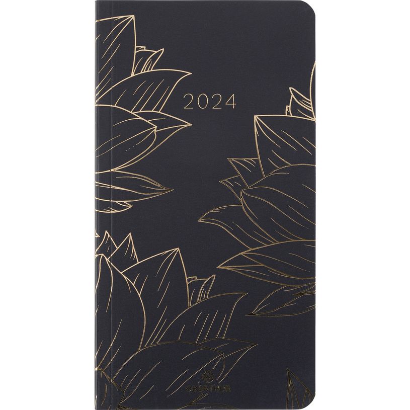 3664447157184-Agenda de poche Astoria - 1 semaine sur 2 pages - 9,5 x 17 cm - noir - Oberthur-P_405149071_1-0