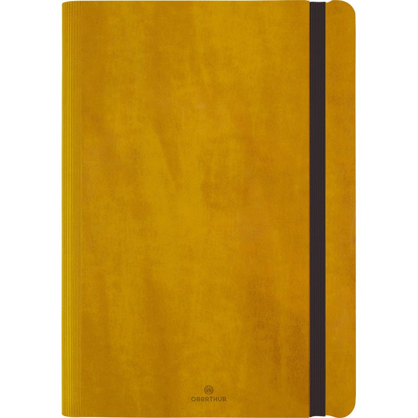3664447155920-Agenda à spirale Medicis - 1 semaine sur 2 pages - 17 x 24,5 cm - moutarde - Oberthur-P_405149213_1-0