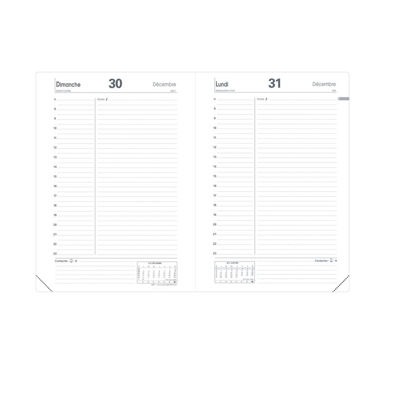 3371010481316-Agenda Impala ABP1 - 1 jour par page - 13 x 21 cm - orange - Quo Vadis-P_405149580_2-1