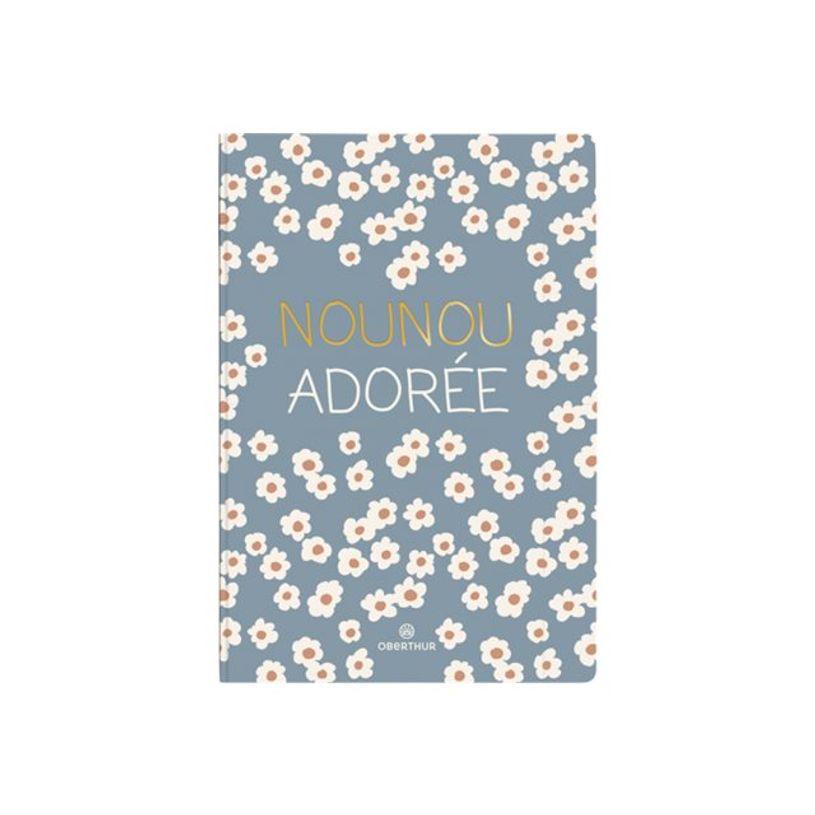 3664447152127-Oberthur Mots doux - Carnet de notes souple - A5 - ligné - 200 pages - nounou adorée-P_405150990_1-0