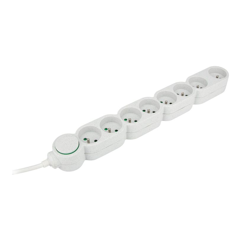 3545411896547-Zenitech - Multiprise - Eco-responsible - 5-8 Prises - 2P+T -  Home Green - Blanc-P_405152735_1-0