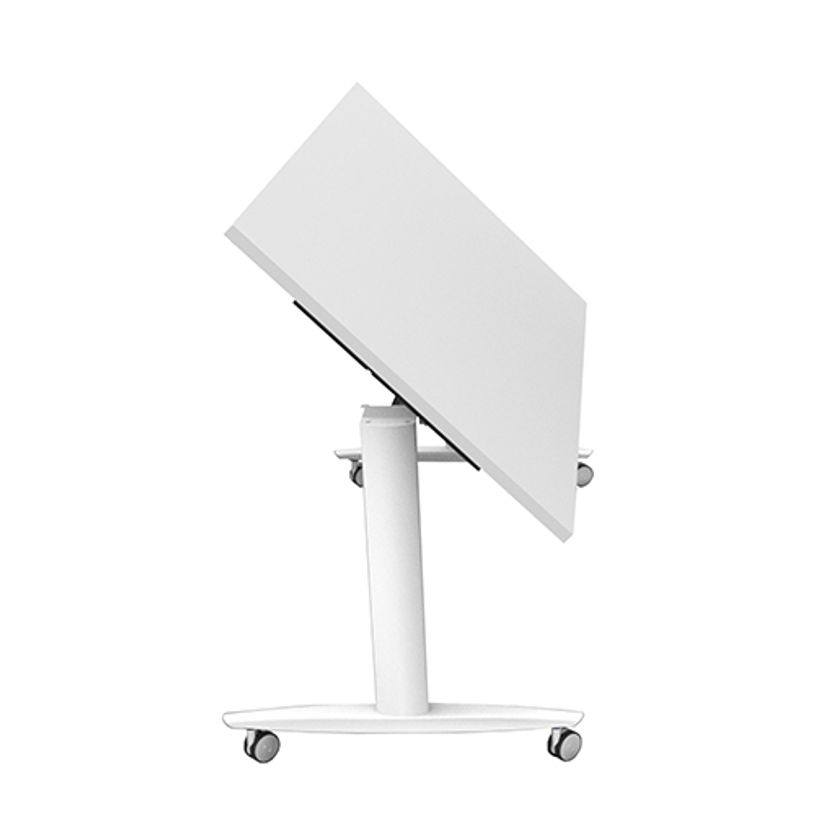 7331920003608-Table de réunion TAXI - mobile et pliante - L140 x P80 x H73,7 cm - plateau blanc-P_405154164_1-0