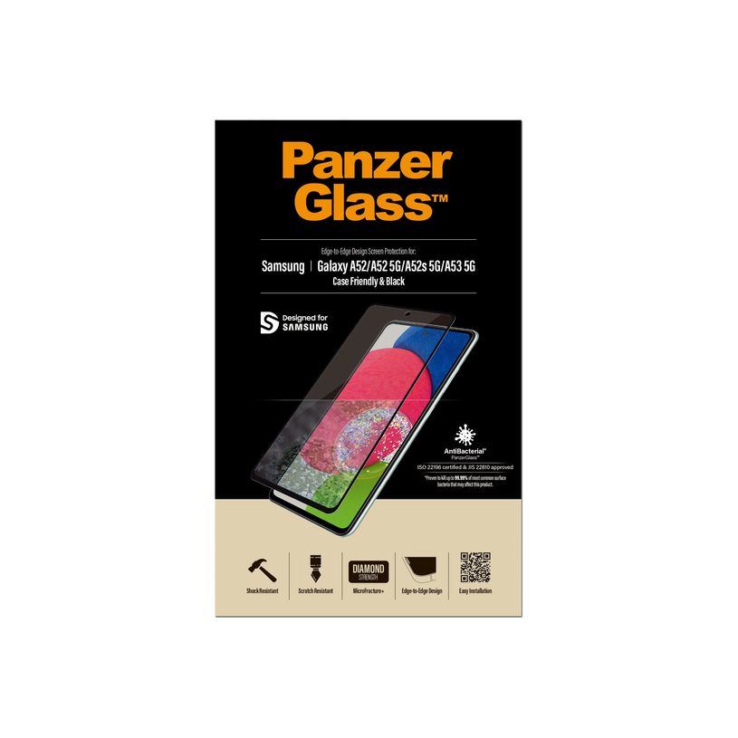 5711724072536-PanzerGlass - Protection d'écran - verre trempé pour Galaxy A52, A52 5G - transparent-P_405154354_1-6