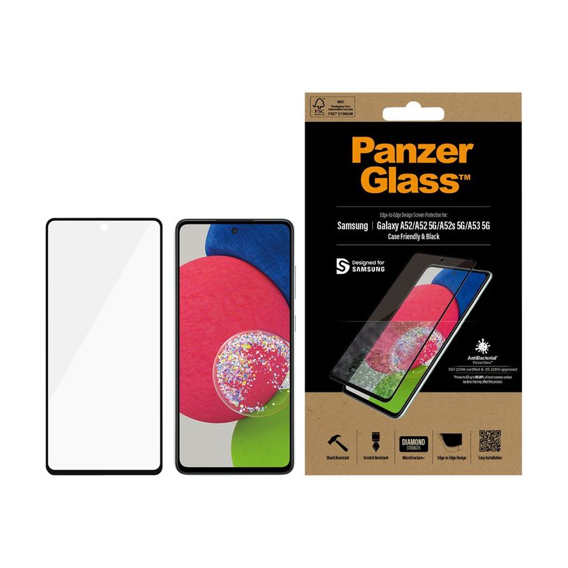 5711724072536-PanzerGlass - Protection d'écran - verre trempé pour Galaxy A52, A52 5G - transparent-P_405154354_8-4