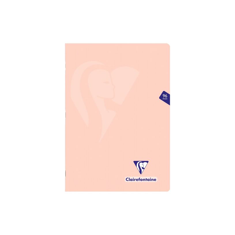 3329683081623-Clairefontaine MIMESYS Pastel Polypro - Cahier de notes - agrafé - A4 (210 x 297 mm) - 48 feuilles / 96 pages - papier blanc - petits carreaux - disponible en différents-P_405154779_7-3