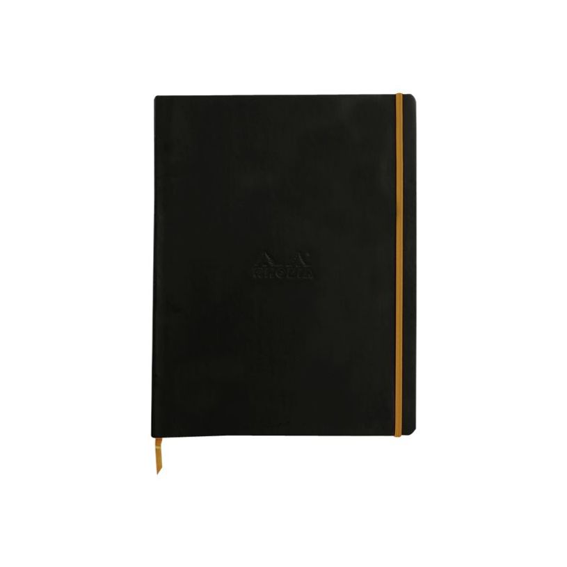 0404051550628-RHODIA Rhodiarama - Carnet souple A4+ - 160 pages - ligné - noir-P_405155062_4-0