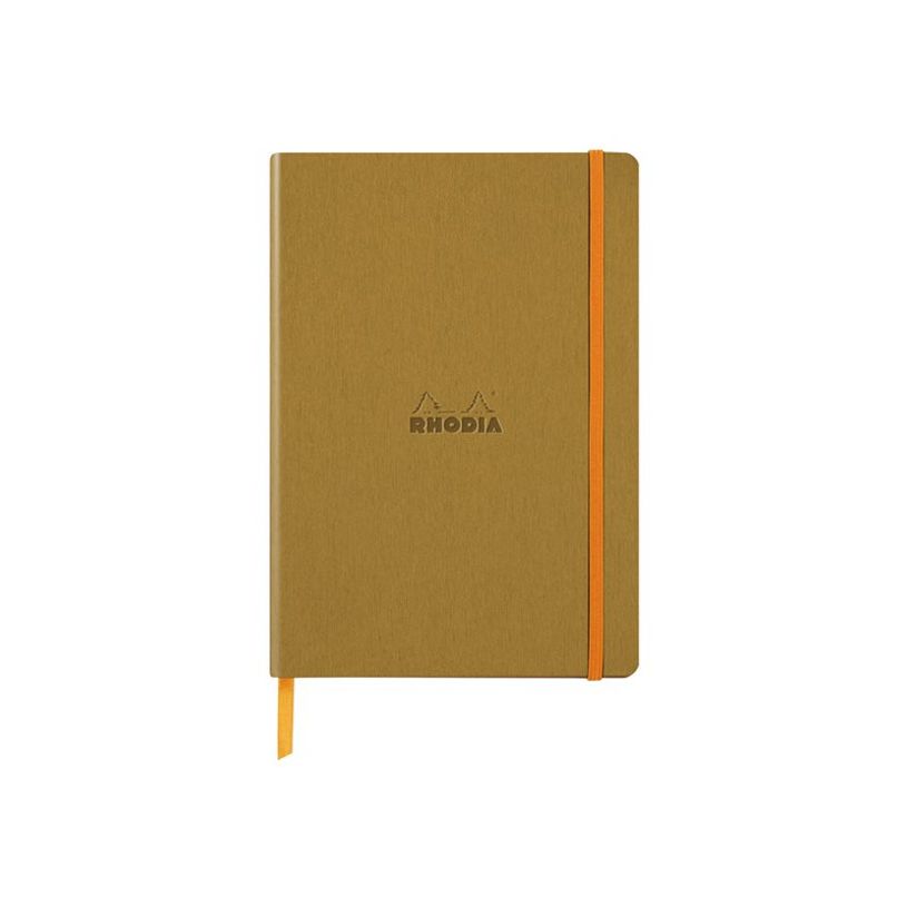 3037921173824-RHODIA Rhodiarama - Carnet souple A5 - 160 pages - ligné - or-P_405155082_3-0