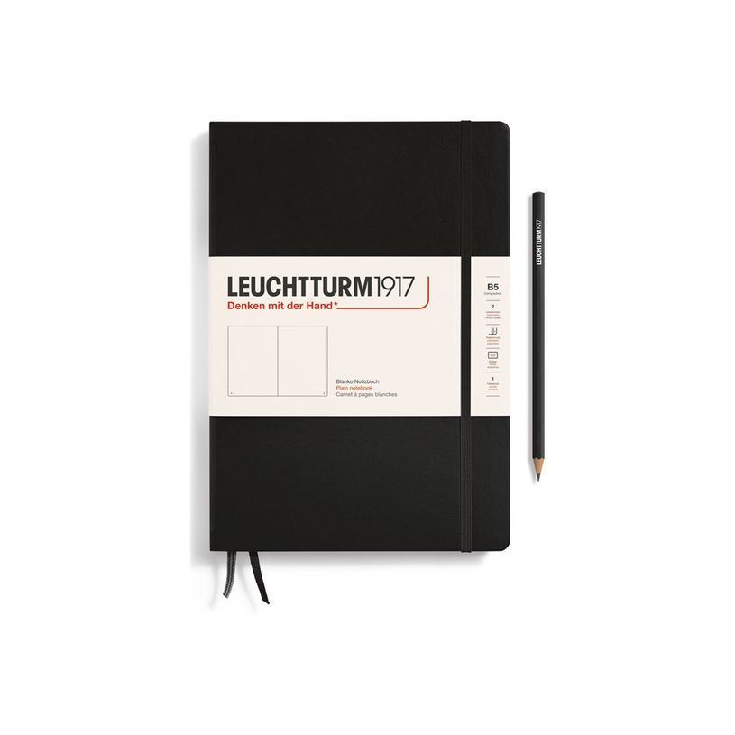 4004117616167-Leuchtturm1917 - Carnet de notes rigide - composition B5 - uni - noir-P_405155468_1-0