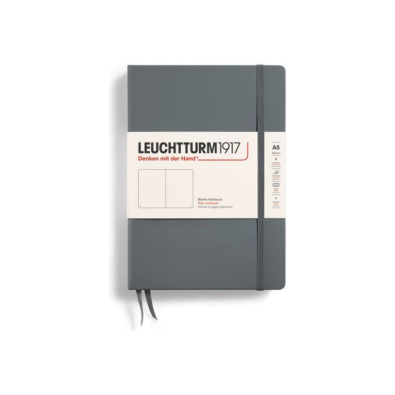 4004117424724-Leuchtturm1917 - Carnet de notes rigide A5 - uni - anthracite-P_405155720_1-0