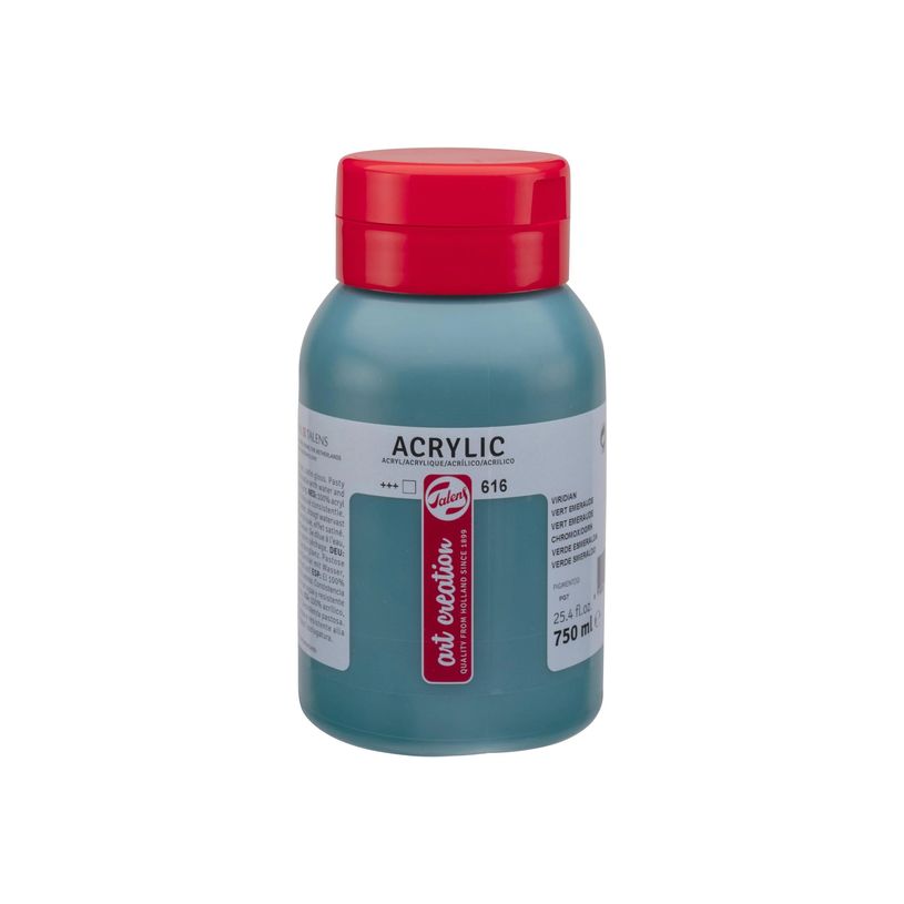 8712079459864-Talens Art Creation - peinture - peinture acrylique - vert émeraude - 750 ml-P_405156611_1-0