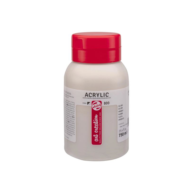 8712079459833-Talens Art Creation - peinture - peinture acrylique - argent - 750 ml-P_405156617_2-0