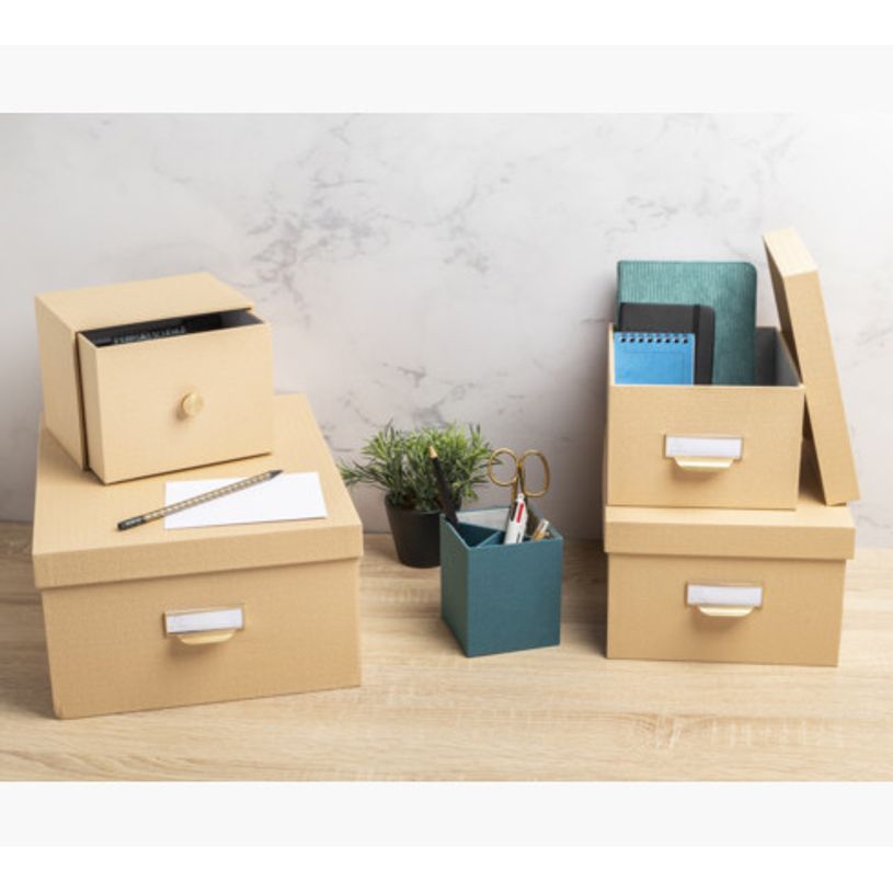 3130630796022-Exacompta OfficeByMe - Lot de 3 boîtes de rangement - beige-P_405156883_3-2