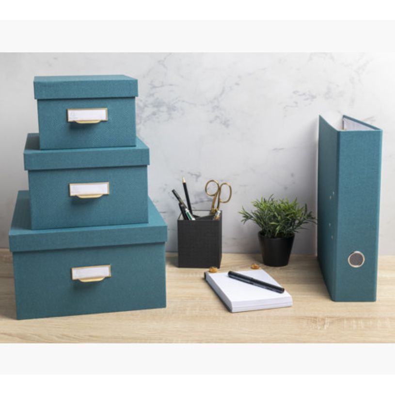 3130630796039-Exacompta OfficeByMe - Lot de 3 boîtes de rangement - bleu canard-P_405156884_1-0