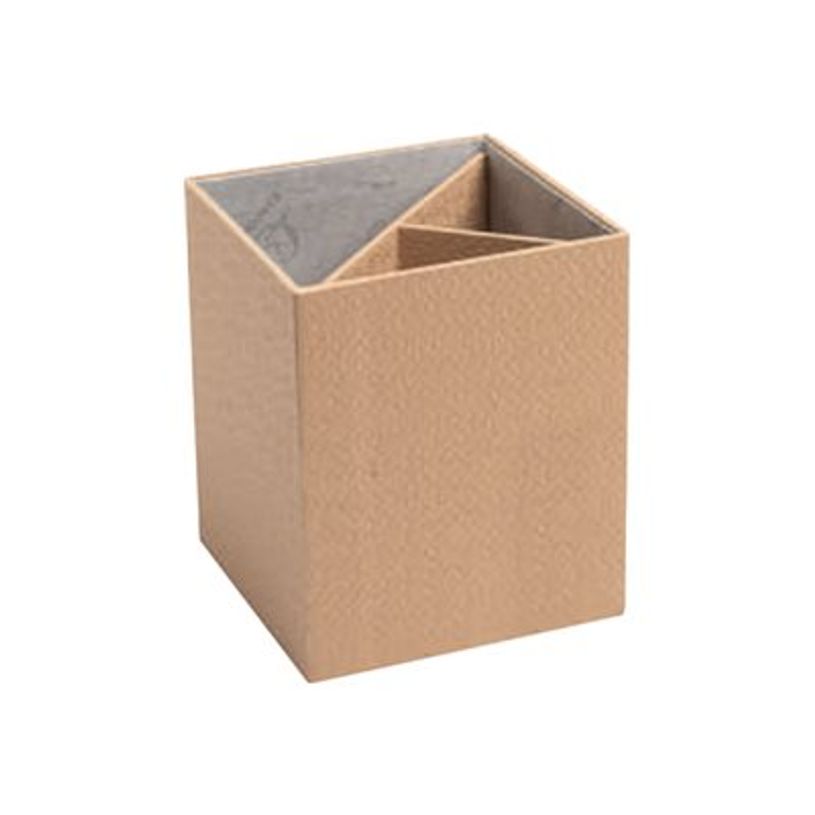 3130630676027-Exacompta OfficebyMe - Pot à crayons 3 compartiments - 10,7 x 9 x 9 cm - beige-P_405156892_1-0