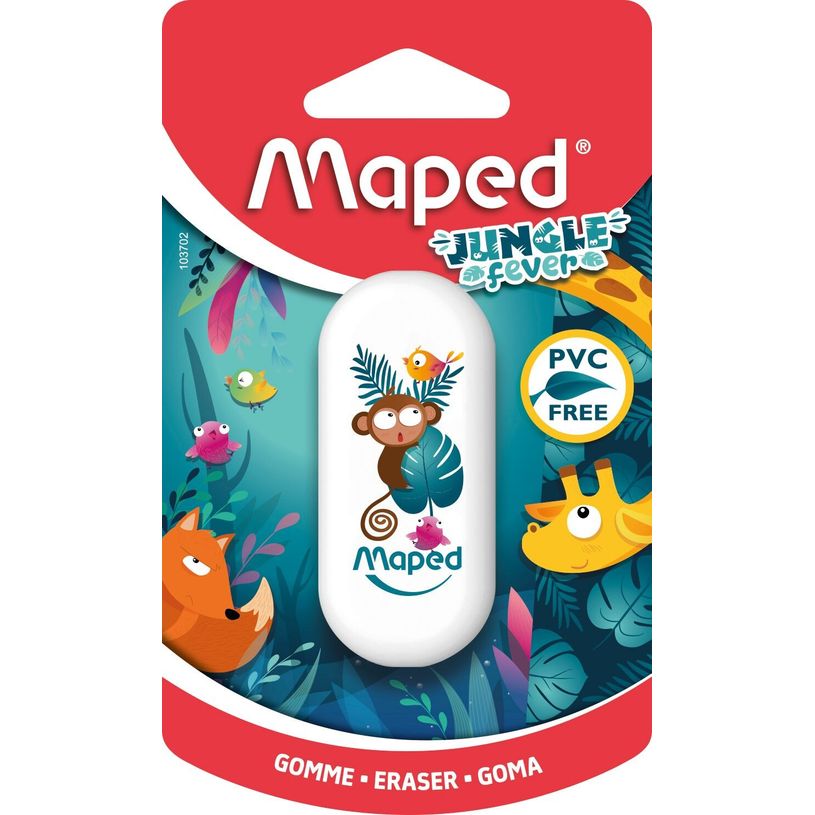 3154141037023-Maped Jungle Fever - Gomme décorée sans PVC (blister) - différents modèles disponibles-P_405157909_1-0