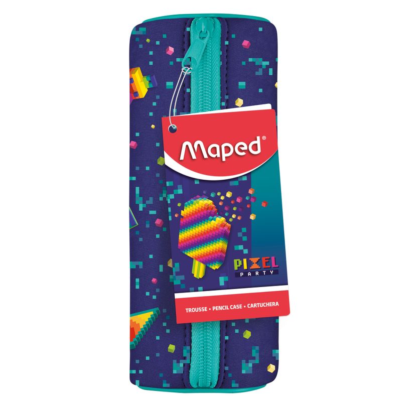 3154149348053-Maped Pixel Party - Trousse 1 compartiment - bleu-P_405157912_1-0