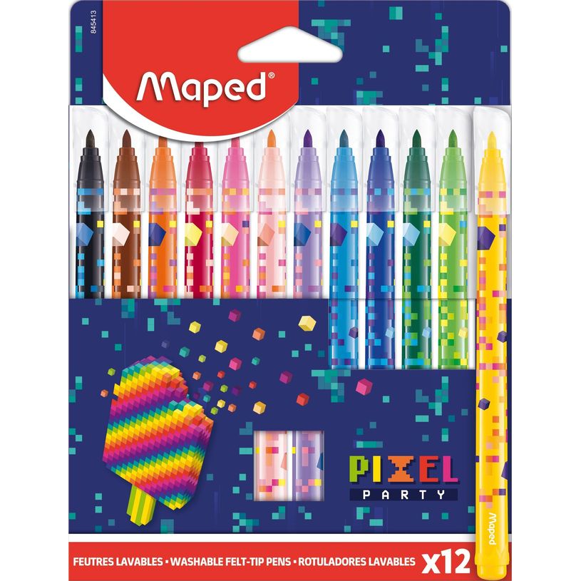 3154148454137-Maped Pixel Party - 12 Feutres en pochette carton-P_405157916_1-0