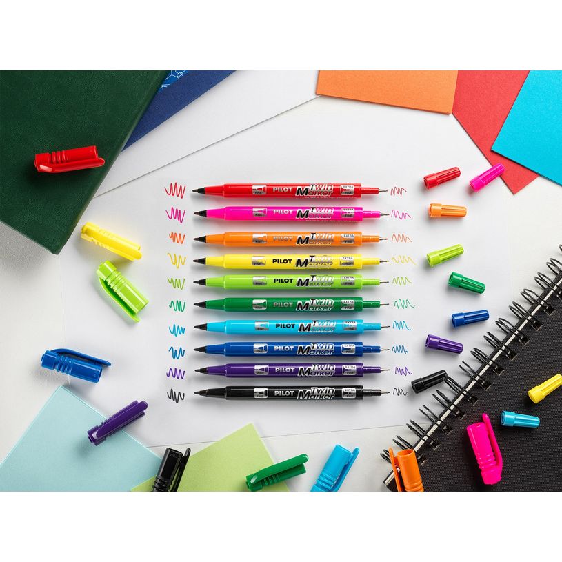4902505169663-Pilot TWIN MARKER - Marqueur permanent - double pointe fine / extra fine - violet-P_405158008_3-2