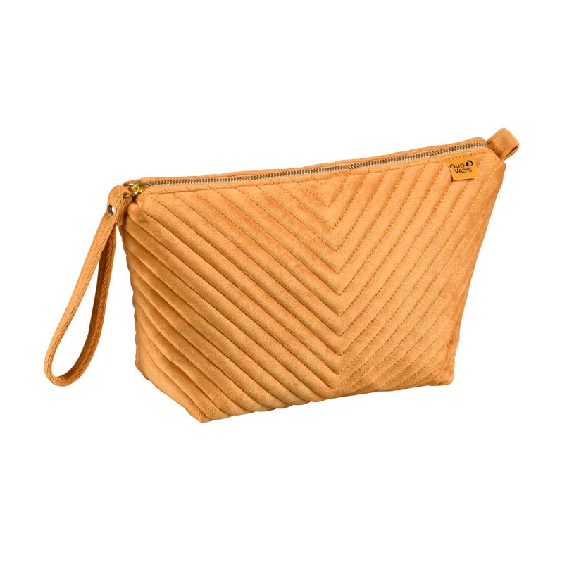 3371010516315-Trousse pochette Colette - 1 compartiment - jaune moutarde - Quo Vadis-P_405161525_1-0