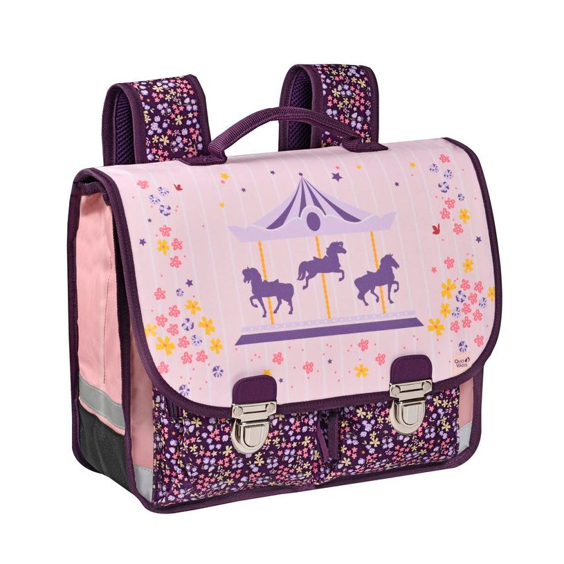 3371010508785-Cartable Louise & Arthur 38 cm - 2 compartiments - carrousel - Quo Vadis-P_405161602_1-0