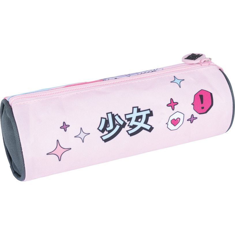 3664447173467-Trousse ronde Manga girl - 1 compartiment - Oberthur-P_405162412_2-1