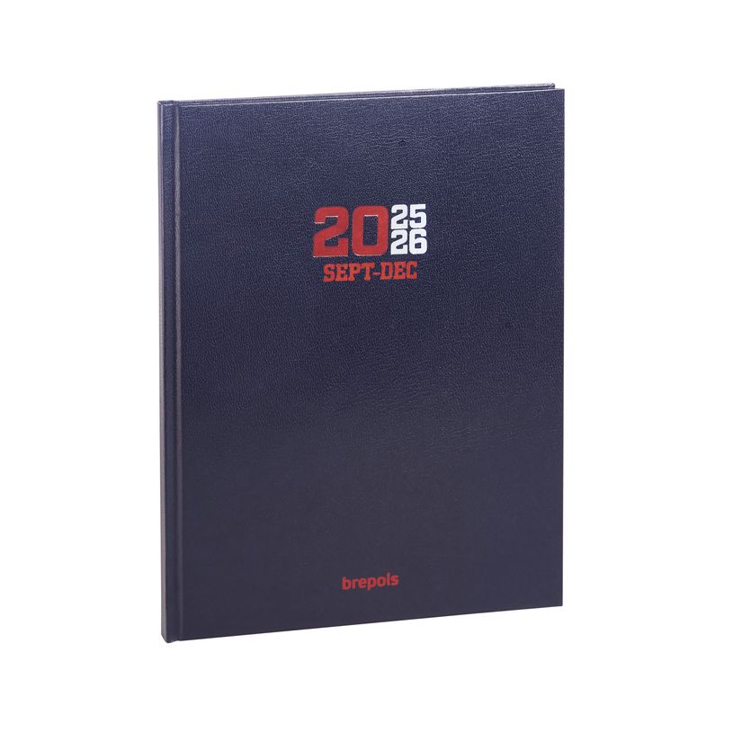 5412303378130-Agenda College 16 mois - 1 semaine sur 2 pages - 21,5 x 27 cm - noir - Brepols-P_405163380_1-0