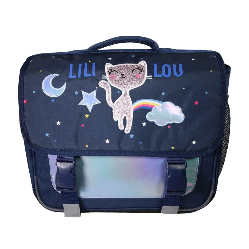 3666311021553-Cartable Lili Lou - 38 cm - 2 compartiments - bleu - Bagtrotter-P_405163926_1-0