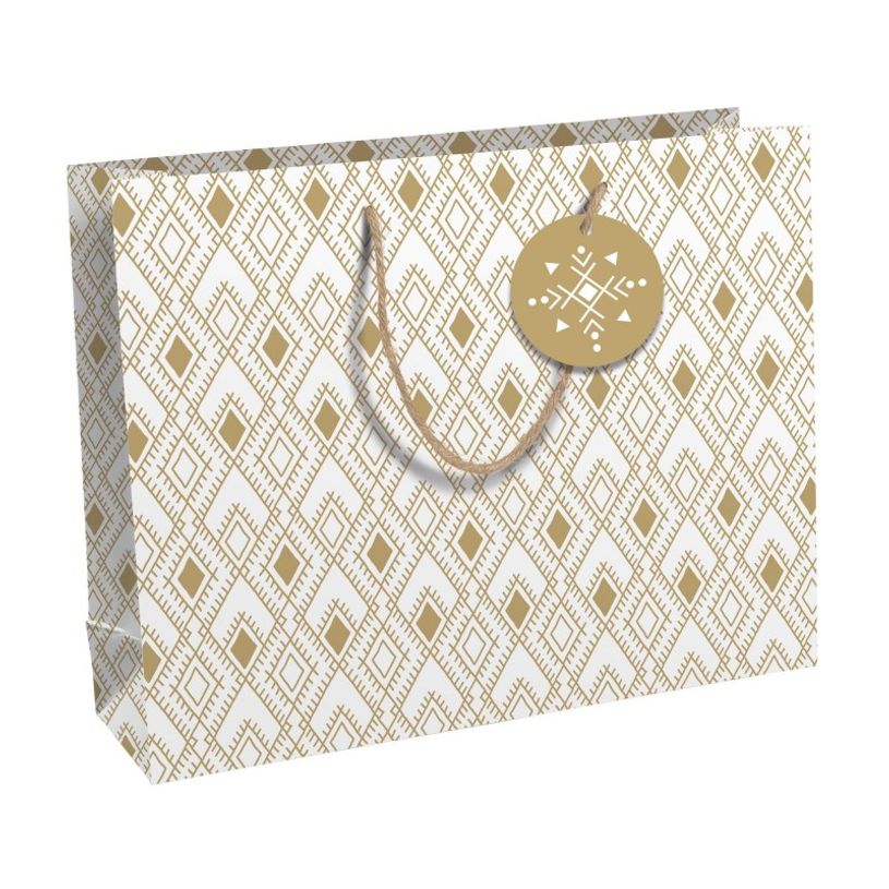 5033601012740-Clairefontaine Kraft - Sac cadeau - achats - 37.3 cm x 11.8 cm x 27.5 cm - tanit - blanc-P_405164704_1-0