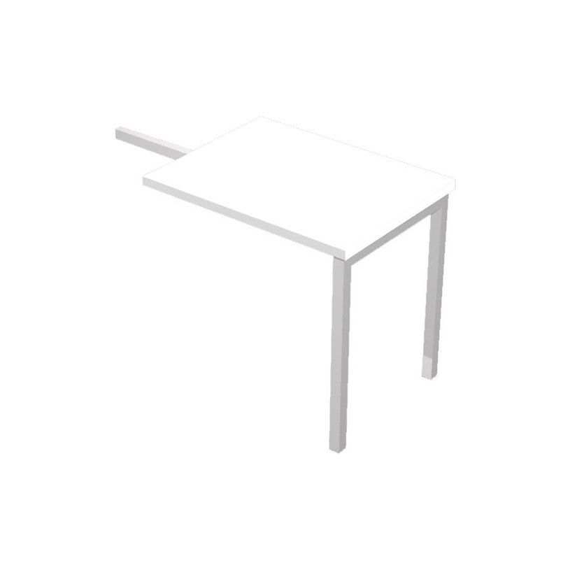 7331920001925-Retour direct pour Bureau Trend pieds métal arche - L120 - plateau blanc-P_405165749_1-0