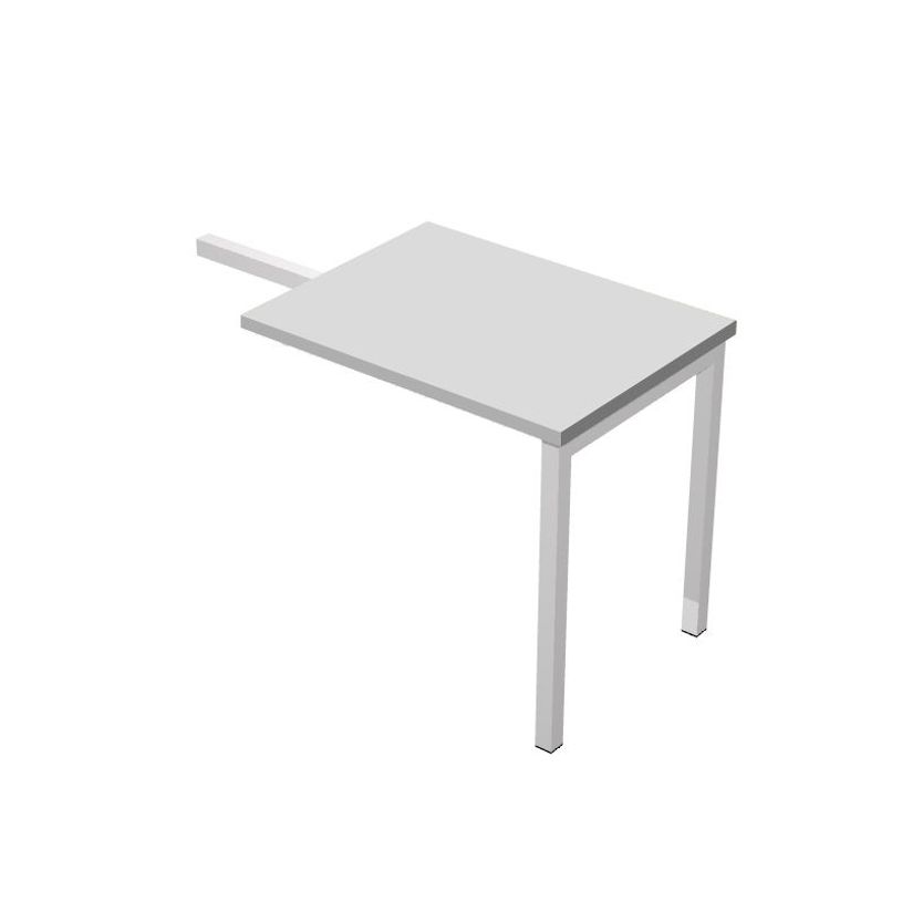7331920002014-Retour direct pour Bureau Trend pieds métal arche - L140 - plateau gris-P_405165758_1-0