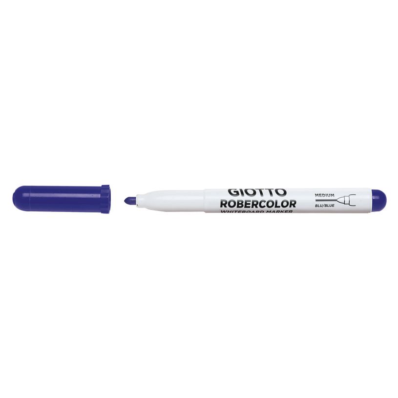 8000825413421-GIOTTO ROBERCOLOR - 12 Feutres tableau blanc - pointe ogive medium 4mm bleu -P_405184303_1-0