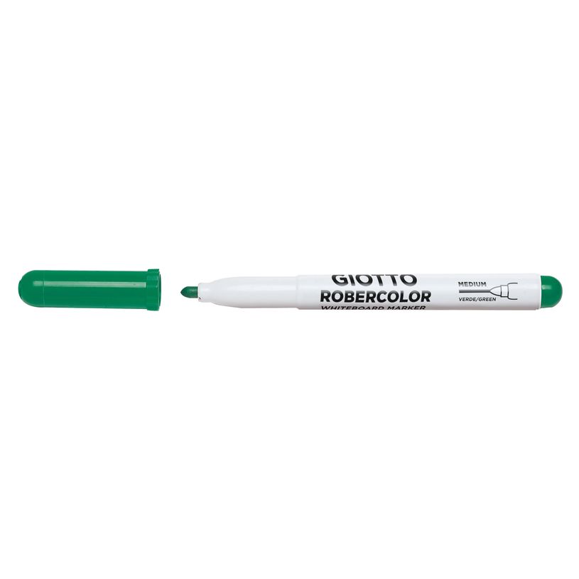 8000825413520-GIOTTO ROBERCOLOR - 12 Feutres tableau blanc - pointe ogive medium 4mm vert -P_405184306_1-0