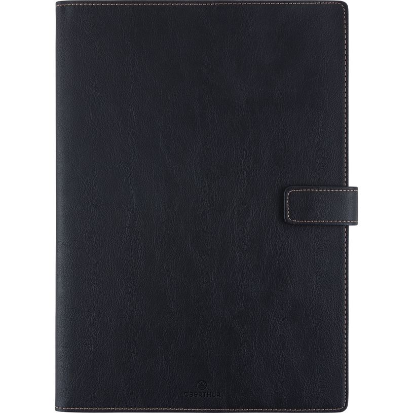 3664447210315-Agenda Milano - 1 semaine sur 2 pages - 22 x 30 cm - noir - Oberthur-P_405186312_1-0