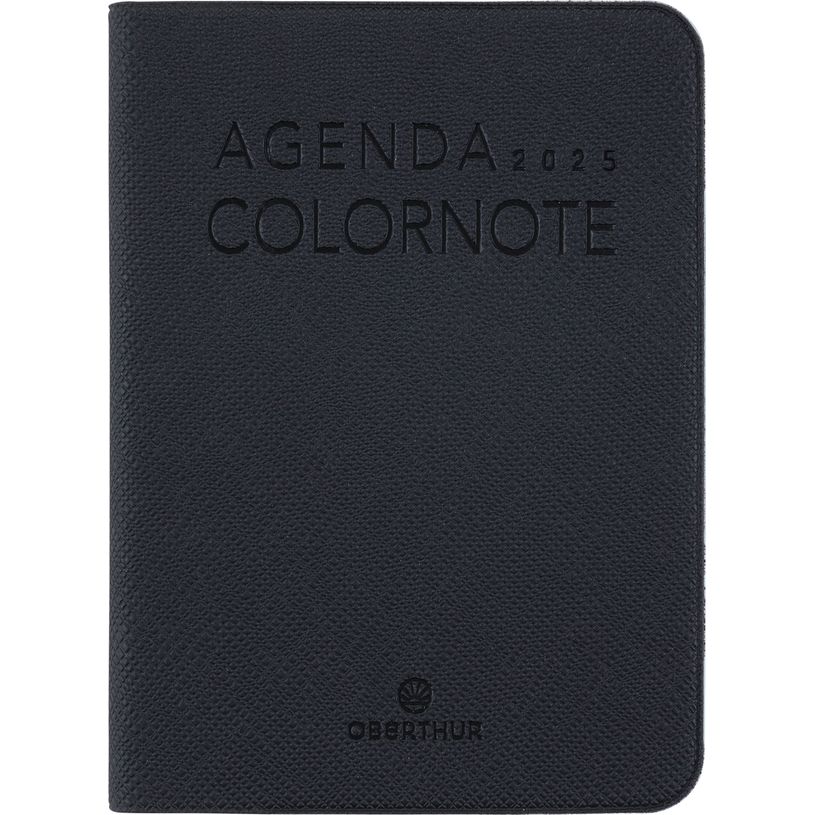 3664447205830-Agenda Colornote - 1 semaine sur 2 pages - 7,5 x 10,5 cm - noir - Oberthur-P_405186364_1-0