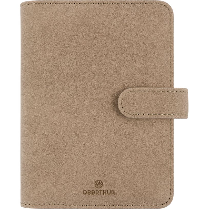 3664447211237-Organiseur Ramatuelle - 14 x 18,5 cm - taupe - Oberthur-P_405186406_1-0