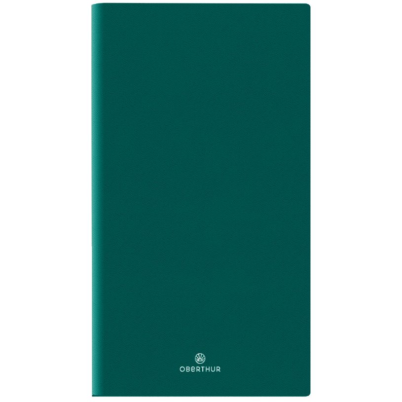 3664447207704-Agenda de poche Odessa - 1 semaine sur 2 pages - 9,5 x 17 cm - vert - Oberthur-P_405186447_1-0