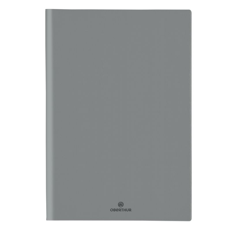 3664447209050-Agenda à spirale Malmo - 1 semaine sur 2 pages - 17 x 24,5 cm - gris - Oberthur-P_405186487_1-0