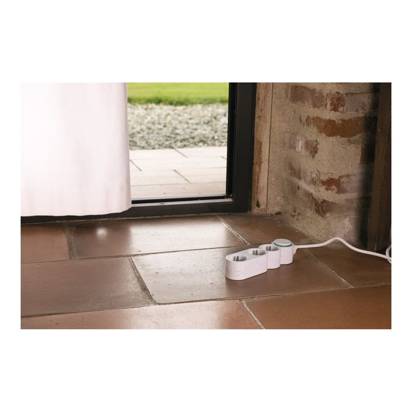 3545411896509-zenitech Home Green - Multiprises avec 3 prises 16A + interupteur -  3680 Watt - 1.5 m cor-P_405187524_2-3