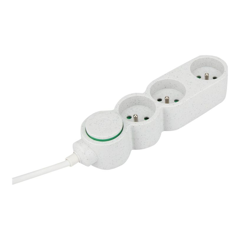 3545411896509-zenitech Home Green - Multiprises avec 3 prises 16A + interupteur -  3680 Watt - 1.5 m cor-P_405187524_4-1
