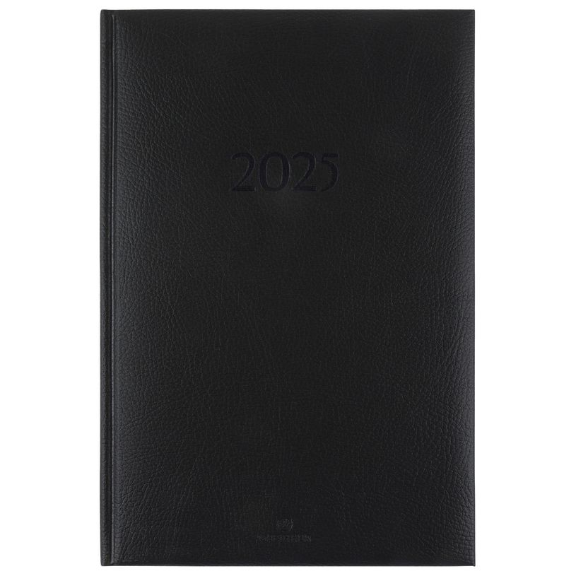 3664447206103-Agenda London - 1 semaine sur 2 pages - 17 x 24,5 cm - noir - Oberthur-P_405187969_1-0