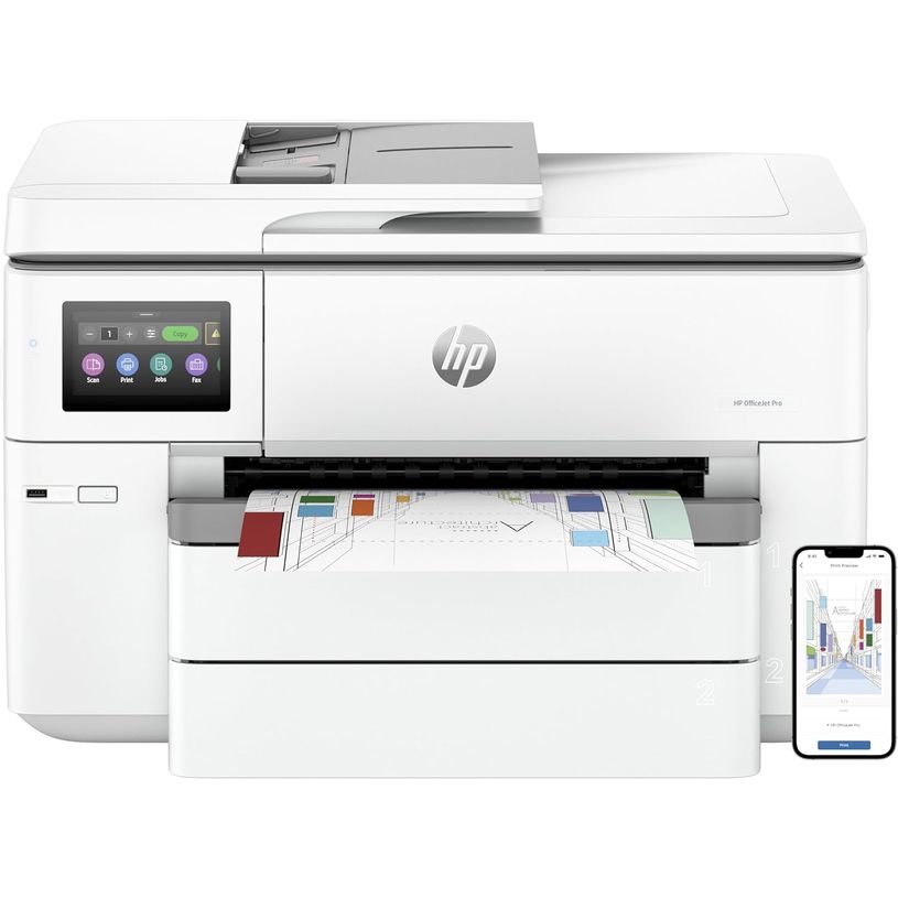 0196337487932-HP Officejet Pro 9730e Wide Format All-in-One - Imprimante multifonction jet d'encre couleur A3 - US-P_405188467_6-4