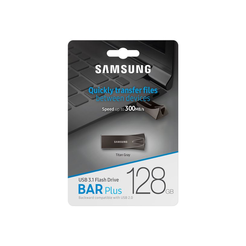 8801643230692-Samsung BAR Plus MUF-128BE4 - Clé USB 128 Go - USB 3.1 Gen 1 - gris-P_405188566_7-6