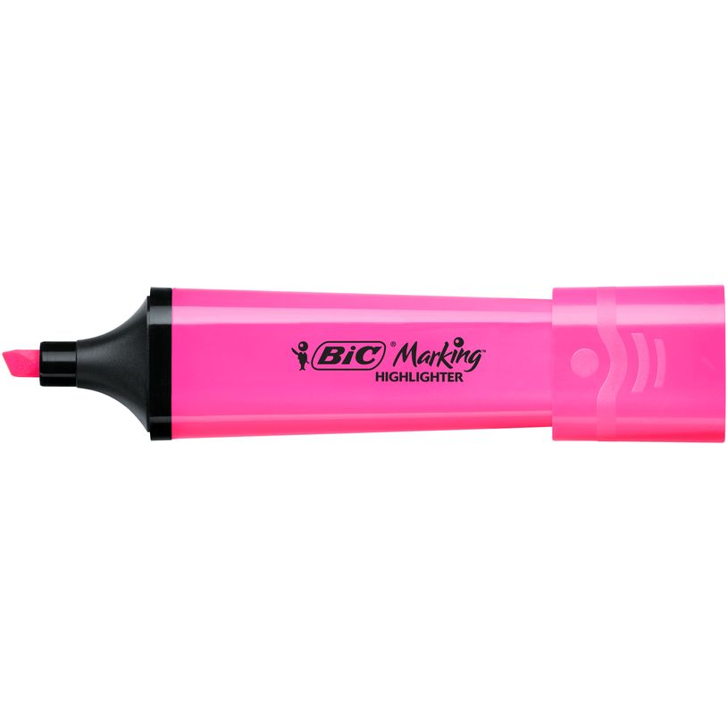 3086123737464-BIC Marking Highlighter - Surligneur - 1.2-4.6 mm - rose fluo-P_405188610_2-1