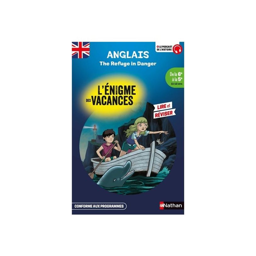 9782091931814-L'énigme des vacances - The refuge in danger - anglais - de la 6e à la 5e-P_405188884_1-0