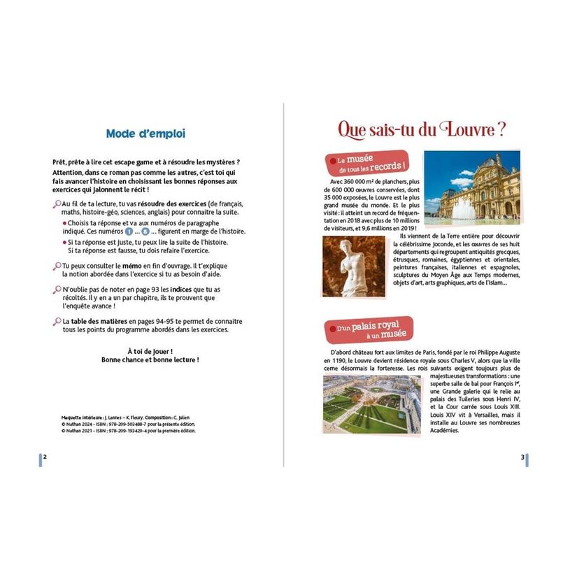 9782091934204-L'énigme des vacances - Escape game : Dans les galeries du Louvre - de la 6e à la 5e-P_405188886_2-1