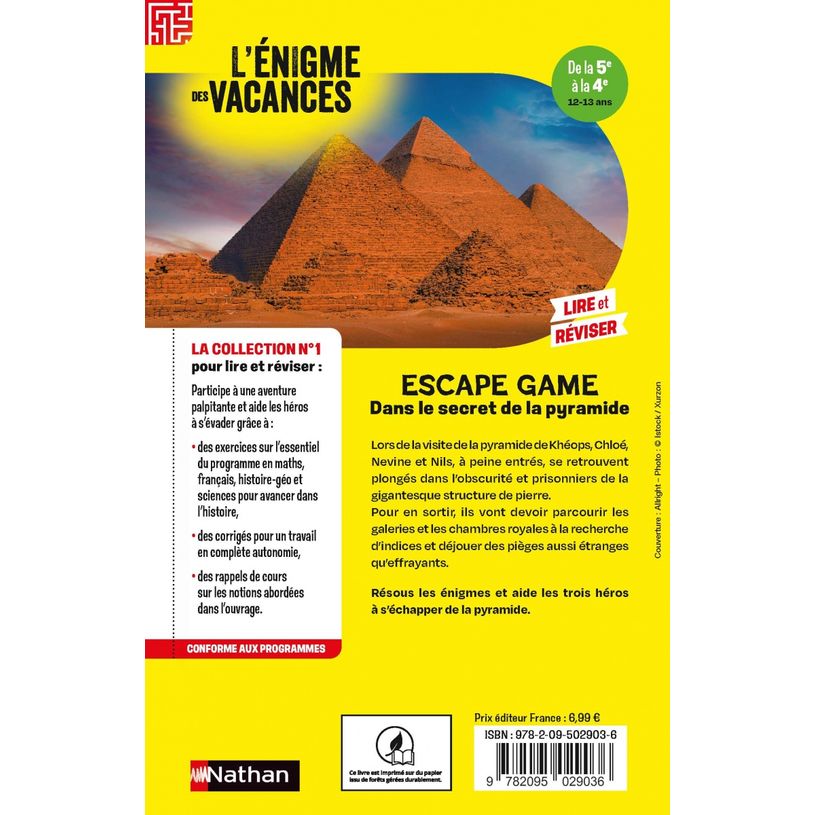 97802095029036-L'énigme des vacances : Escape game : Dans le secret de la pyramide-P_405188890_2-1