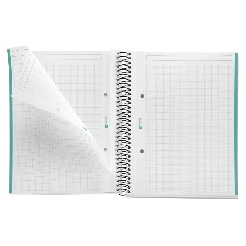 8422593466995-THE ORIGINAL NOTEBOOK, couverture rigide, A5, quadrillage 5x5 mm, 80 feuilles de 1 couleur, Miquelrius,--2