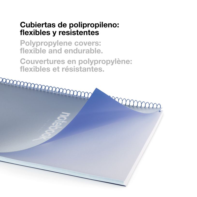 8422593499474-Notebook Emotions, couverture souple, A5, lignes horizontales 7 mm, 120 feuilles de 5 couleurs, Miquelr--4